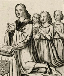 Jacques de Bourbon et ses fils : Claude, Andr et Jean